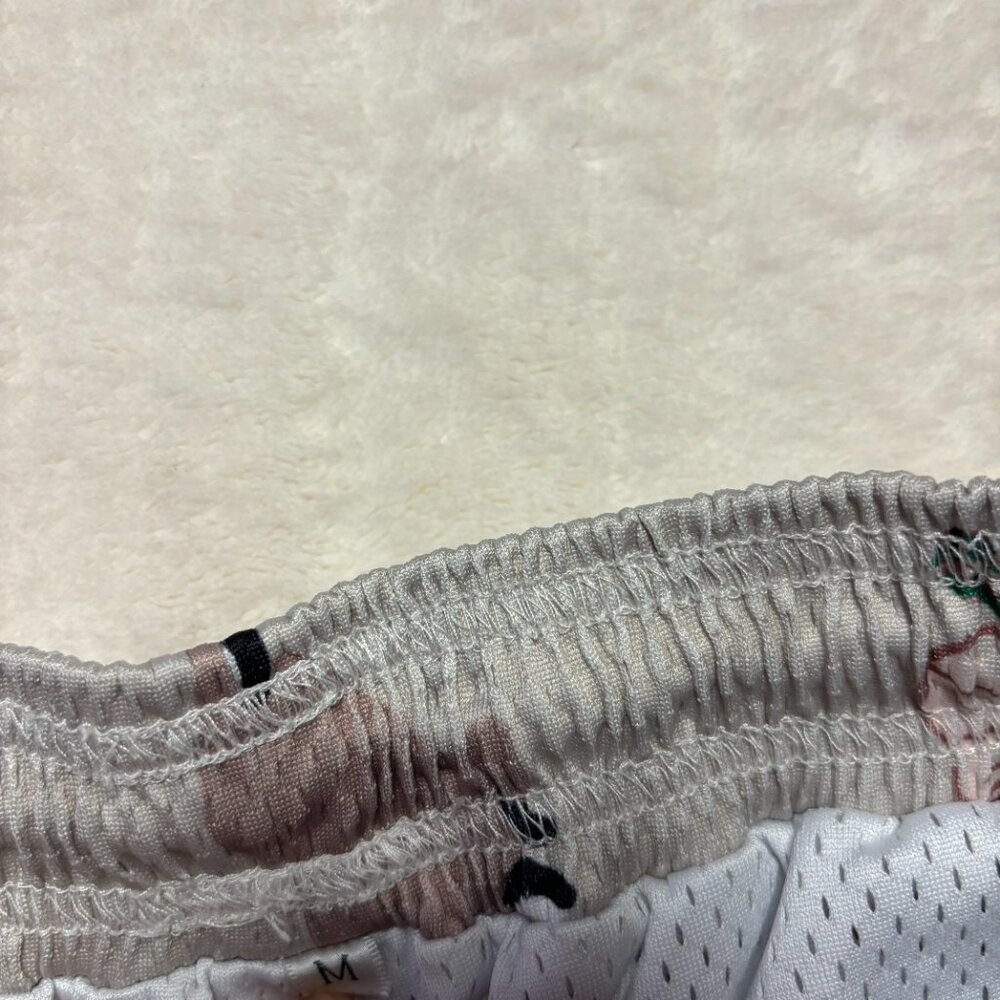 Couth Unisex Mesh Shorts‎ Floral Camo Med Hibiscus Heavyweight Hawaii Drawstring - Picture 5 of 11